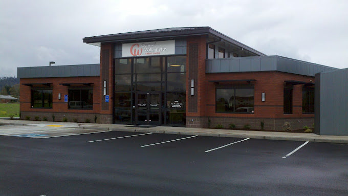 Front of bank branch