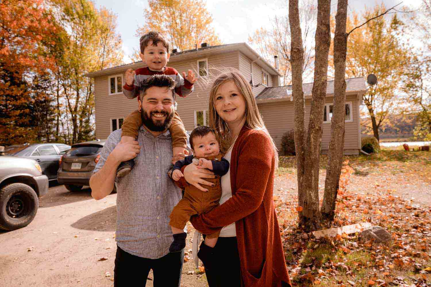Family enjoying Central Willamette Credit Union Loan Home